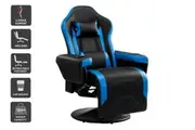Ergolux Hotshot Recliner Gaming Office Chair (Black/Blue)