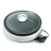 Housewares ASP-137 Grillet 3Qt. 3-in-1 Cool-Touch Electric Indoor Grill Porta...