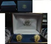 Presidential George w Bush / Cheney Inauguration Cufflinks 2005