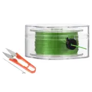 55Yard Flat Stretchy Bracelet String 0.8mm Elastic Beading Cord Green