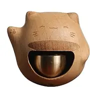Creative Magnetic Doorbell, Shopkeeper Bell Cat Magnetic Door Bell, Creative Lucky Wind Chimes Alert Door Chime for Home, Shop & Entry