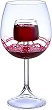 Wine Decanter Glass,Decanter Wine Aerating Glass Set - Flat Bottom and Goblet Wine Glasses Decanter for, Home, Offices, Hotel