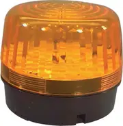 24V DC Amber Flashing Strobe Uses Xenon Tube for High Energy Flash