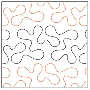 Quilt Pantograph Paper Stipple Quilting Pantographs Stencil Longarm Patterns