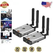Wireless HDMI Extender Kit - 1640FT Range Dual Band 1080P for Seamless Streaming