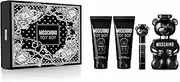 Moschino Toy Boy by Moschino for Men - 4 Pc Gift Set - 3.4 oz EDP Spray, 0.3 oz EDP Spray, 3.4 oz After Shave Balm, 3.4 oz Bath and Shower Gel