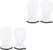 Minkissy 2pairs Gloves Exfoliating Beauty Care Gloves for Women Reusable Moisturizing Fits for Home and Skin Nourishment