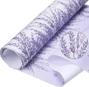 Gersoniel 10 Sheets Lavender Scented Drawer Liners for Dresser, Non-Adhesive Fragrant Paper for Home Shelf Closet