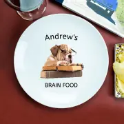 Academic Dog Personalised Plate