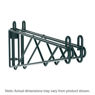 Metro 2WS14K3 Super Erecta Post-Type Wall Mount Double Shelf Support for 14" Wi