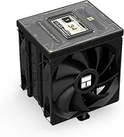 Thermalright Burst Assassin 120 Vision Black CPU Cooler, 2.4inch IPS Display LCD Screen with 320x240 Resolution,Computer High Performance Radiator,for LGA1851/1700 and AM4/AM5,156mm High CPU Cooling