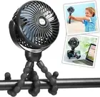 Portable Stroller Pram Fan for Baby USB Rechargeable Personal Mini Handheld Fan