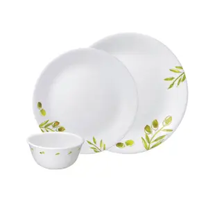 【美國康寧 Corelle】橄欖莊園 10吋平盤/獨家花色/-集點換購