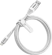 OtterBox Lightning to USB-A Cable 1M - Premium - Cloud White (78-52640), Apple Devices with a Lightning Charging Port, Ultra-Rugged and Super Tough