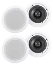(4) Rockville HC655 6.5" 500 Watt In-Ceiling Home Theater Speakers 8 Ohm