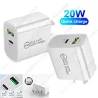 20W PD USB Type-C Wall Adapter Fast Charger AU For iPhone 15 14 13 12 8 iPad Lot