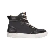 Kobe Canvas Armalith Leather Grey Black Shoes