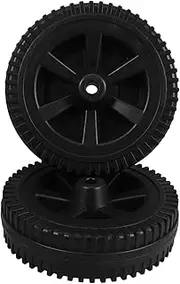 Lightweight Piece Plastic Wheel Set for Grill Carts Black Versatile Fit for Gas Grill Parts Bbq Equipment