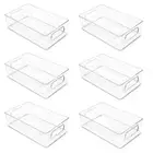 Stackable Fridge Organiser Set of 6, Kitchen Organiser Drawer Kitchen2637