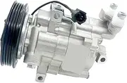 Compatible For Nissan MARCH III MICRA K12 16V NOTE E11 1.4 1.6 ac compressor 92600AX80A 92600AX80B 92600AX800 92600AX84B DKV08(5pk-5 grooves pulley)