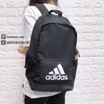 【豬豬老闆】ADIDAS CLASSIC BADGE 黑 白 休閒 運動 書包 後背包 雙肩包 DT2628