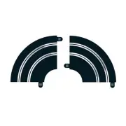 Scalextric Sport Track Radius 1 Hairpin Curve 90° x2 C8246 New Unboxed C8201