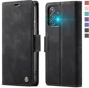 [XYGLOW] Mobile Phone Case for Samsung Galaxy A52/A52S Case Foldable Premium PU Leather Flip Case RFID Protection Card Slot Stand Function Protective Case for Samsung A52S 5G / A52 4G/5G Flip Wallet