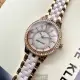 【ANNE KLEIN】AnneKlein手錶型號AN00611(粉色貝母錶面玫瑰金錶殼玫瑰金粉紅不鏽鋼陶瓷錶帶款)