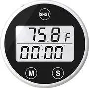 Cold Plunge Temperature Gauge, Waterproof Floating Water Temperature Gauges, Waterproof Easy Read Pond Test Alarm Hot Tub Accessories for Spas Indoor Outdoor