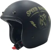 AFX FX-76 Speed Racer, open face helmet , color: Matt Orange/Gold , size: M