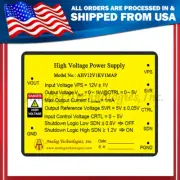 High Voltage Power Supply 12V1KV1MAP High Efficiency From USA SHIPPING