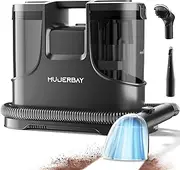 Carpet Cleaner, MUJERBAY® Portable Spot and Stain Cleaner, Easy Move with Handle, Deep Cleaning Machine for Couch, Stairs, Car and Pet Messes. Black