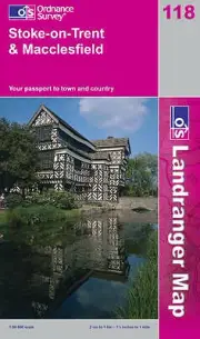 Stoke-on-Trent & Macclesfield 118 Landranger map