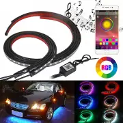 APP Control RGB Neon LED Strip Under Car Truck Underglow Underbody Kit for Lexus