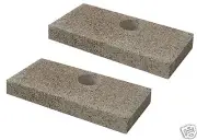 WOOD STOVE FIRE BRICKS W/ HOLES [PP1952] FOR QUADRAFIRE ACT MODELS SRV436-0380