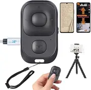 TikTok Remote Control page turner, Rechargeable Bluetooth Wireless Scrolling Control Page Turner Support Tiktok Video Recording,Play,Pause,Give a Like,Selfie,Works Most phones,Tablets,Camera Bondelid
