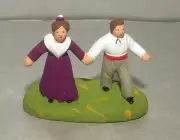 NEW Couple Farandole ( Dancer ) number 2 Santon Marcel Carbonel Chip