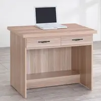 在飛比找樂天市場購物網優惠-雪琪3尺二抽書桌-原木色❘電腦桌/書桌/工作桌/辦公桌/學生