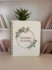 The Complete Wedding Planner Book - White - Your Perfect Day Spiral Bound 12x9
