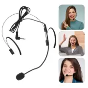 Stage Headset Singing Microphone Wired Headphones over Ear Office