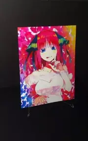 The Quintessential Quintuplets Image Changing 3D Holographic Lenticular Poster