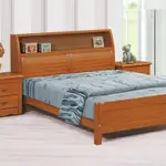 AS DESIGN 雅司家具-晴朗5尺實木樟木色床頭箱-157×29×108CM