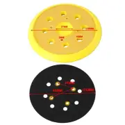 Sander Grinding Pad Flocking Discs Accessories Yellow&black Sanding Orbital