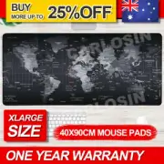 40x90cm World Map Mousepad Mouse Pad Mat Gaming Laptop Computer LARGE AU STOCK