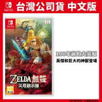 在飛比找PChome24h購物優惠-NS Switch ZELDA薩爾達無雙 災厄啟示錄 中文版