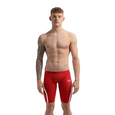 Speedo Fastskin LZR Pure Intent 2.0 Men's Jammers - Flame Red/White