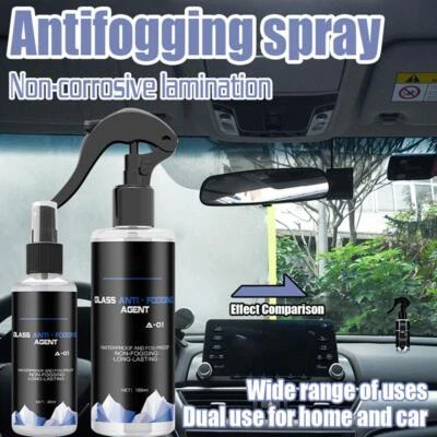 Anti-Fog Car Defogger Glass Cleaner Spray For Automotive 30/100ml Glass K6S9