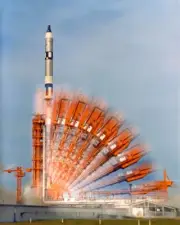 8x10 Color photo Gemini 10 photo time lapse.