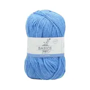 Malli Knitting Super Blend 100g Acrylic Yarn - Footy Light Blue