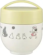 Skater LDNC6AG-A Antibacterial Insulated Lunch Box, Rice Bowl Shape, Lunch Jar, 19.3 fl oz (540 ml), My Neighbor Totoro, March, Studio Ghibli